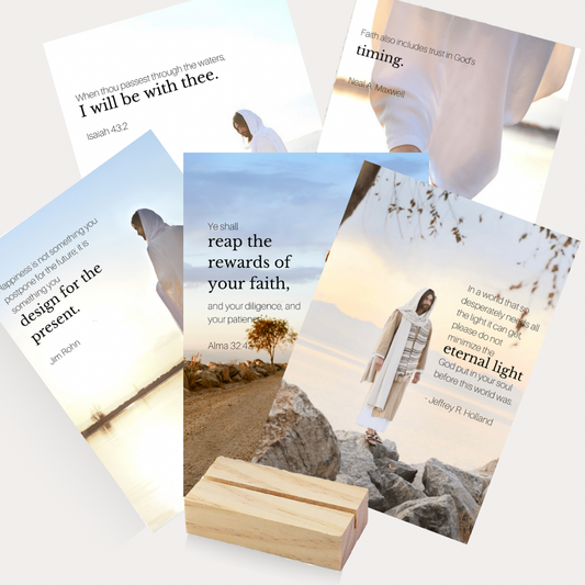 Remember Card Set & Wood Block