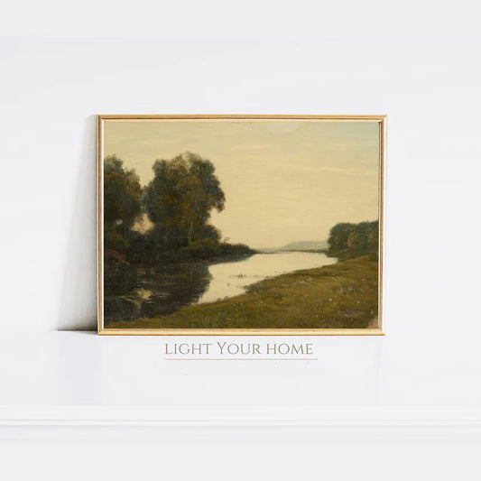 River Flows - Canvas