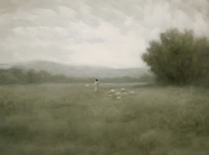 Jesus Leaves the 99 - Canvas