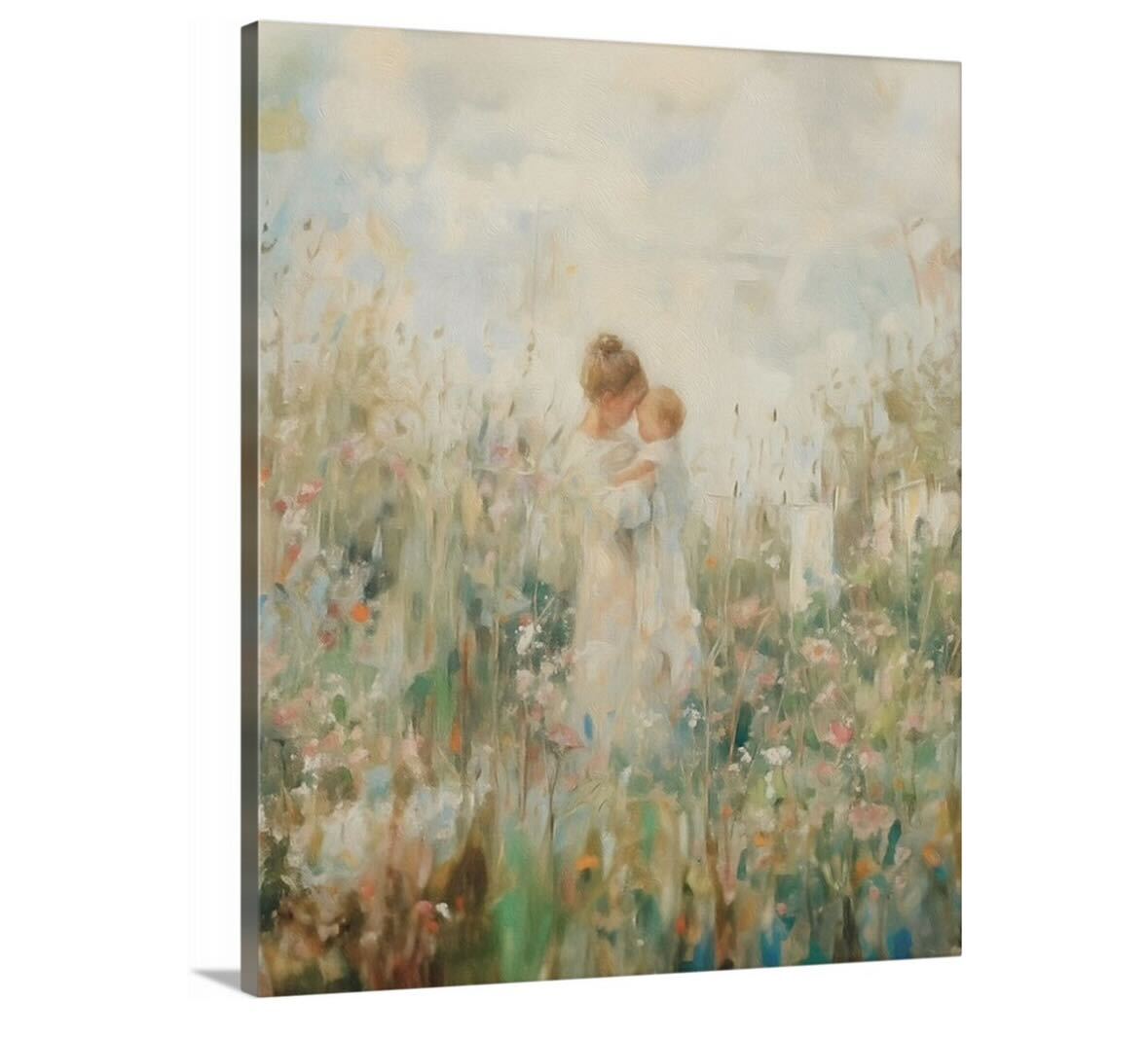 Mommy and Me, Dirty Blonde Hair - Canvas