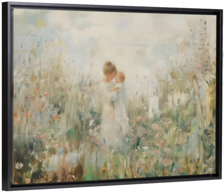 Mommy and Me, Dirty Blonde Hair - Canvas