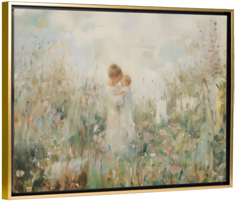 Mommy and Me, Dirty Blonde Hair - Canvas