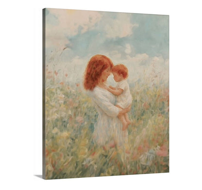 Mommy and Me, Red Hair - Canvas