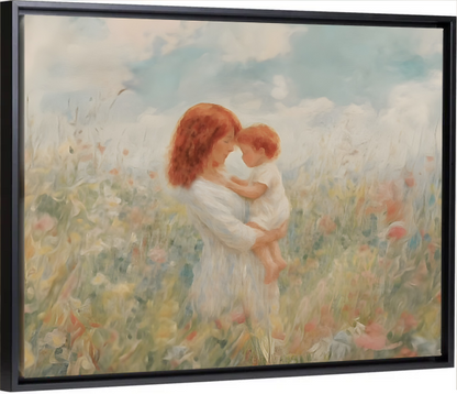 Mommy and Me, Red Hair - Canvas
