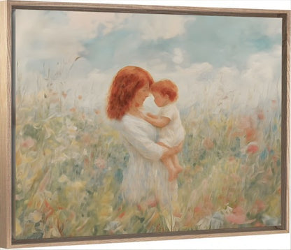 Mommy and Me, Red Hair - Canvas