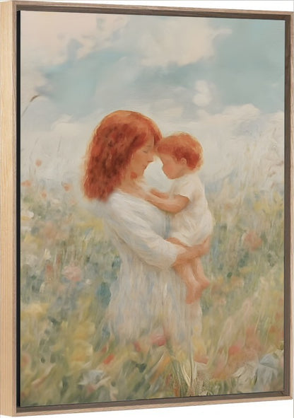 Mommy and Me, Red Hair - Canvas