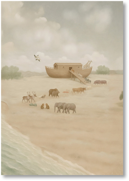 Noah's Ark Vertical Print
