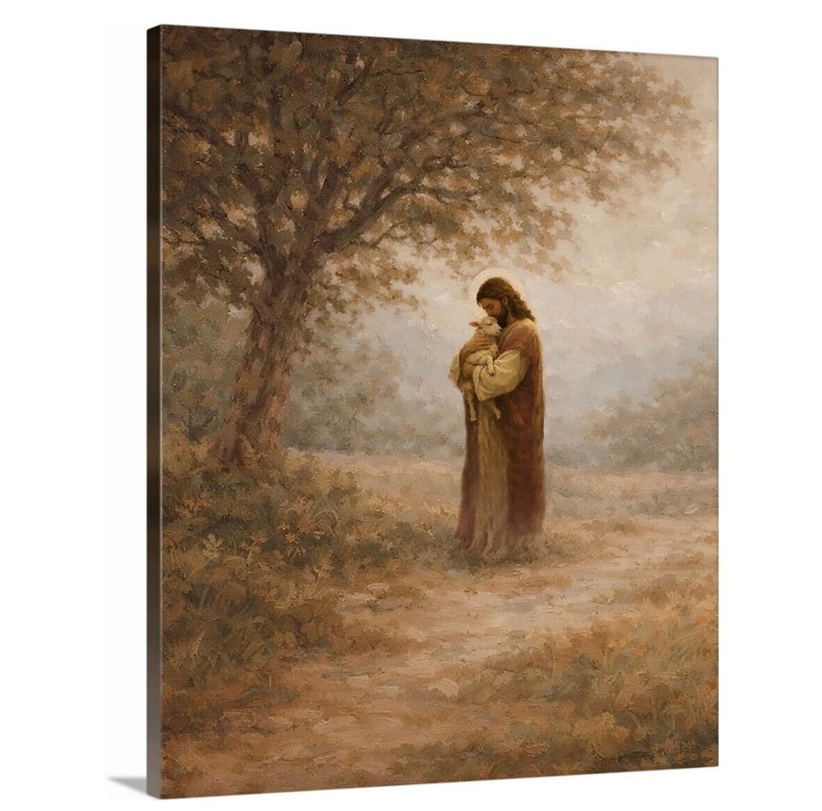 Paths of Peace - Vertical Canvas