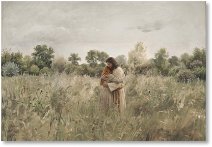 His Embrace - Red Hair Girl - Print