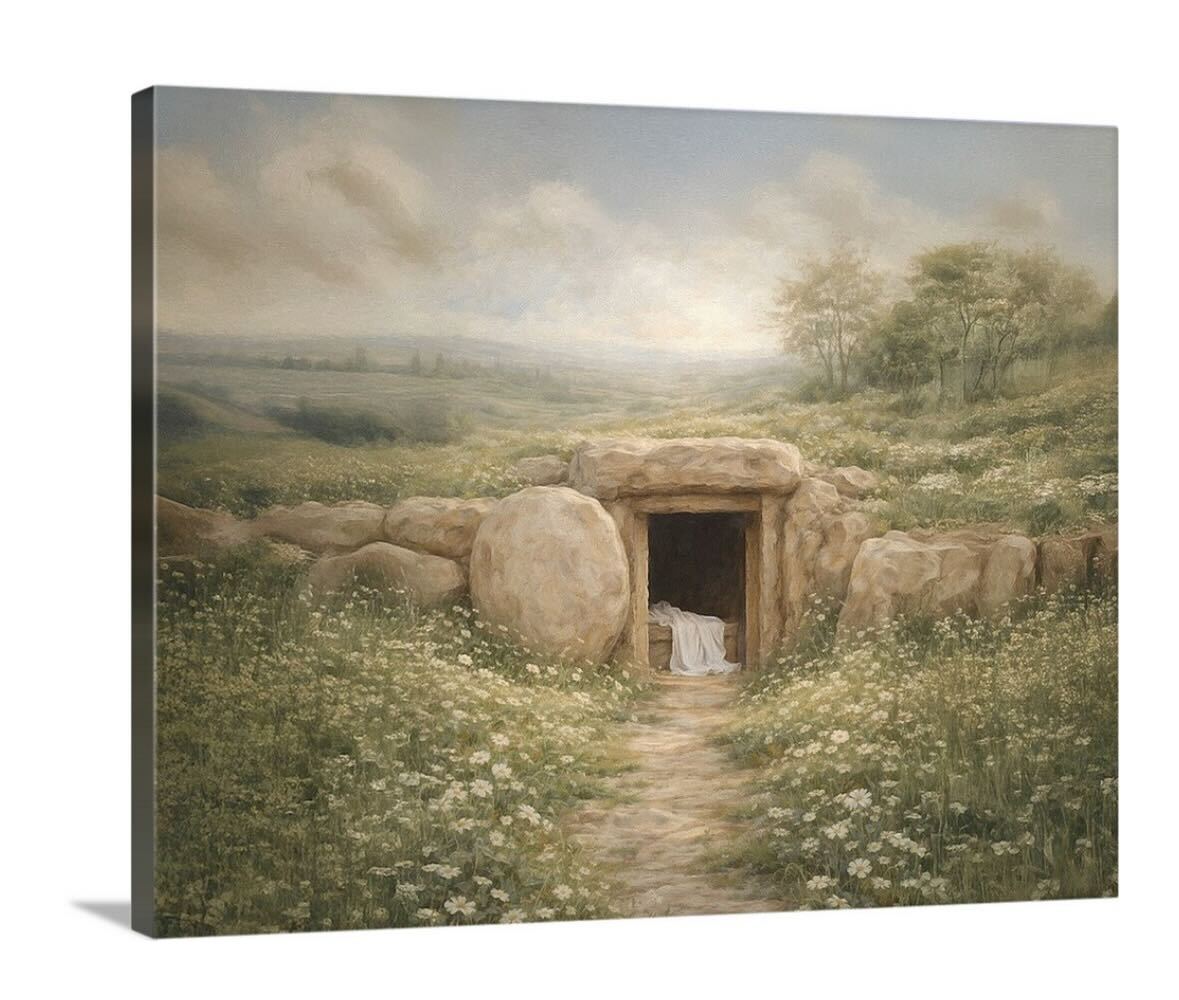 Risen in Glory - Horizontal Canvas