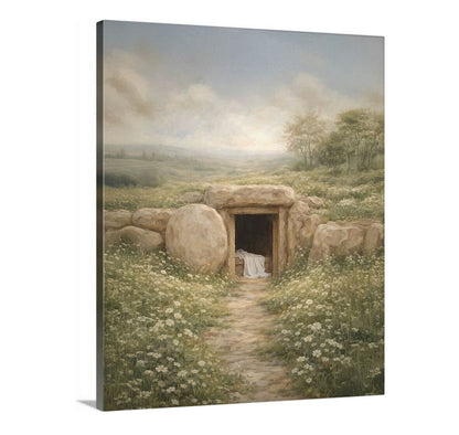 Risen in Glory - Vertical Canvas