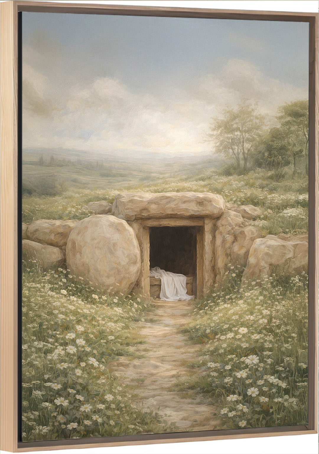 Risen in Glory - Framed Canvas