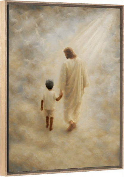 Safe Haven, Black Hair Boy - Canvas
