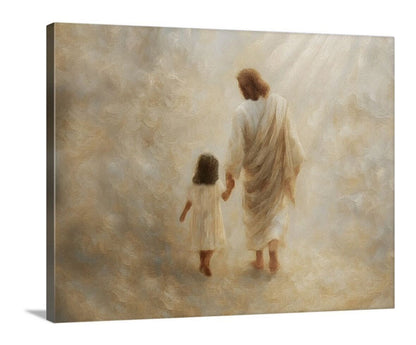 Safe Haven, Black Hair Girl - Canvas