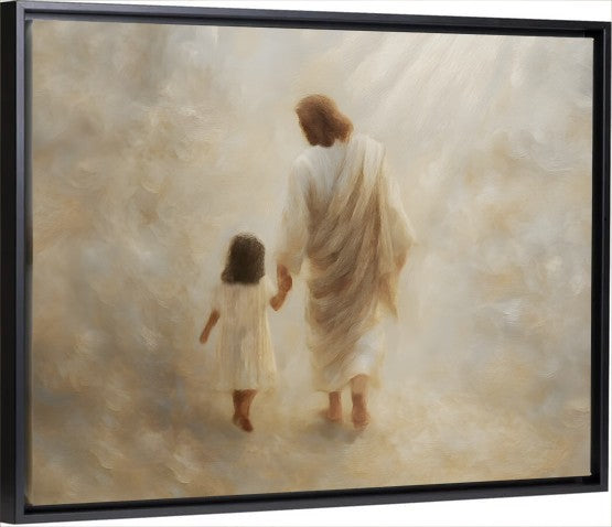 Safe Haven, Black Hair Girl - Canvas