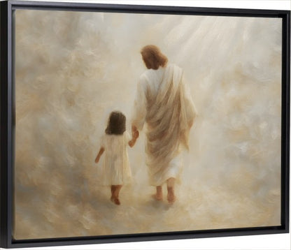 Safe Haven, Black Hair Girl - Canvas
