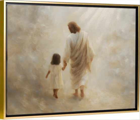 Safe Haven, Black Hair Girl - Canvas