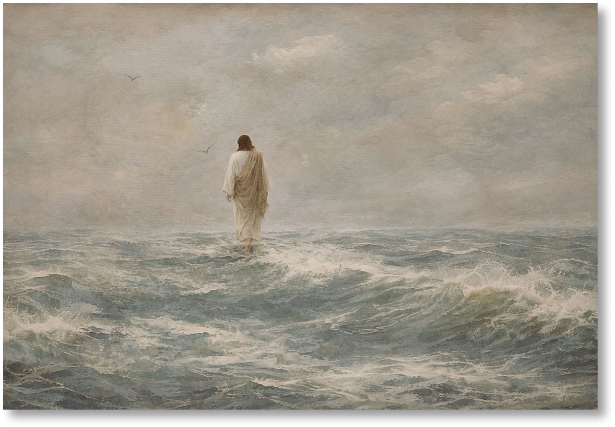 Safe with Him - Horizontal Print