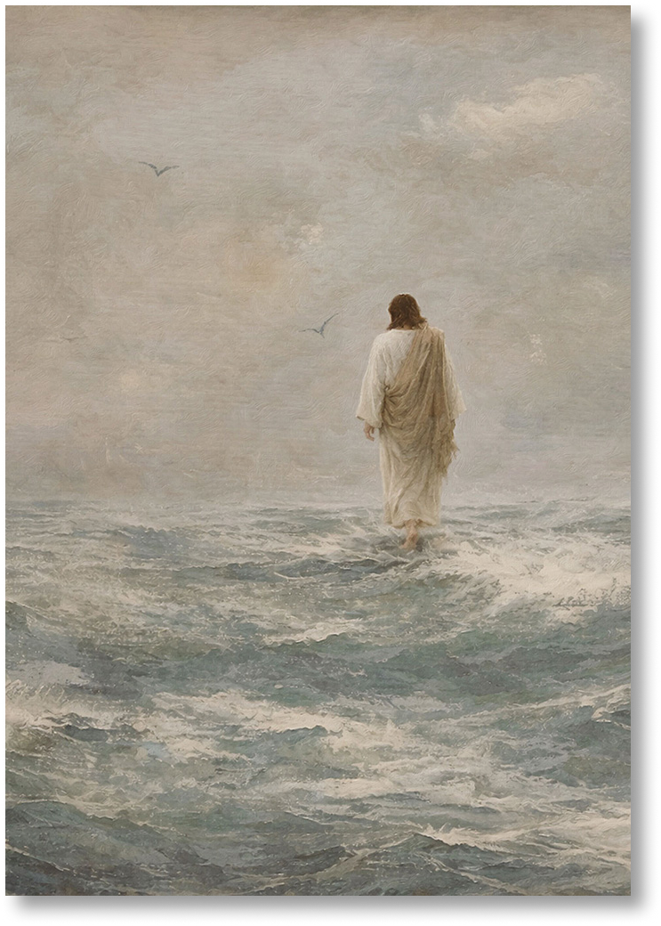 Safe with Him - Vertical Print