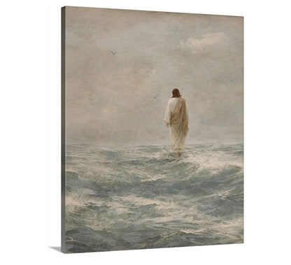 Safe with Him - Vertical Canvas