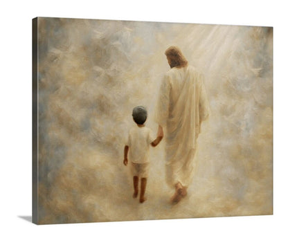 Safe Haven, Black Hair Boy - Canvas