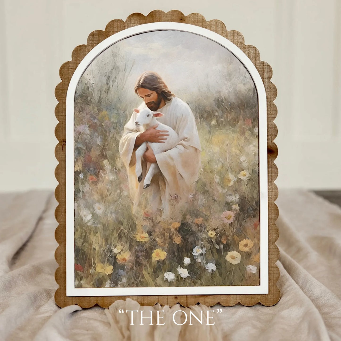 Scalloped Arch Wooden Frame - 10x14