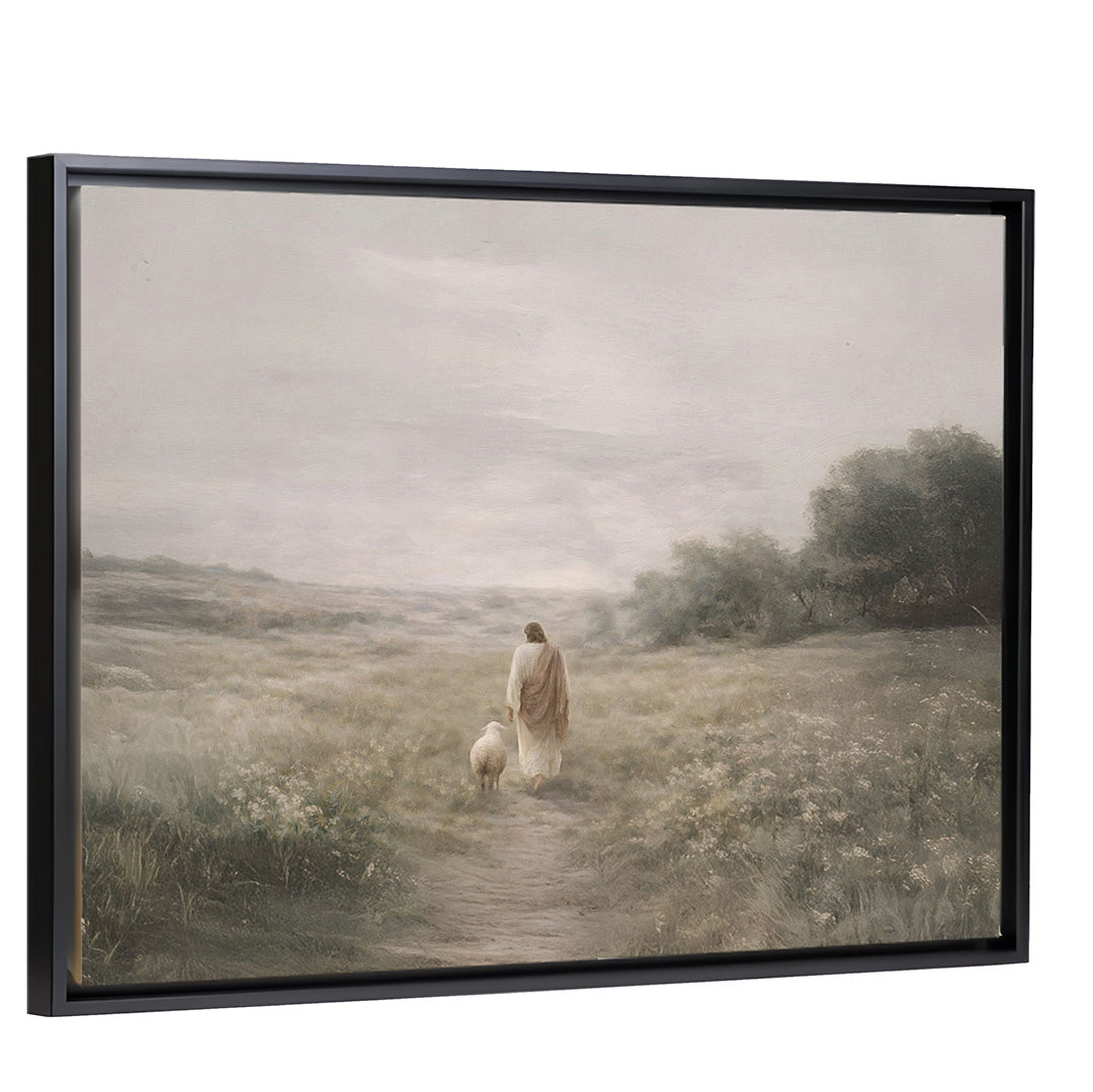 Stay With Me Print – Black Framed Canvas