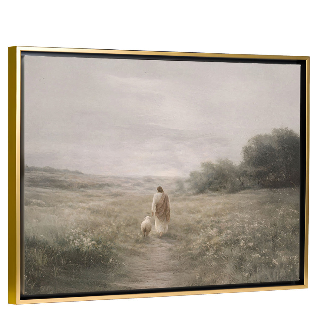 Stay With Me Print – Gold Framed Canvas