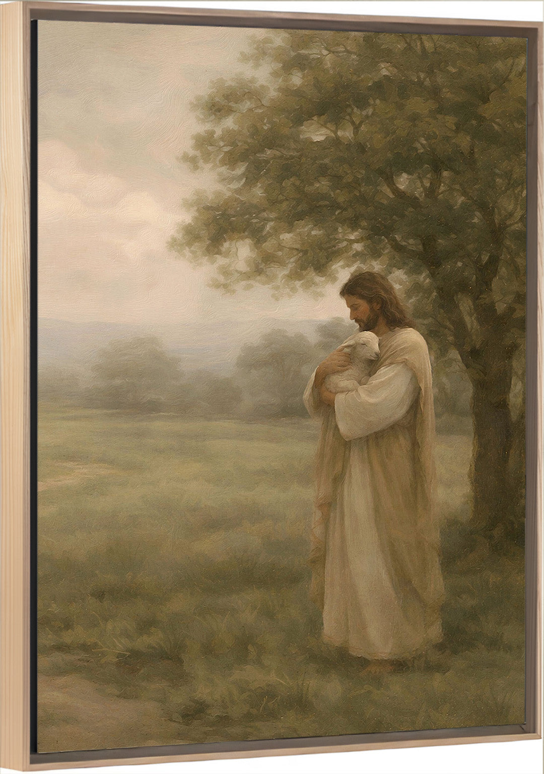 Tender Care - Framed Vertical Canvas