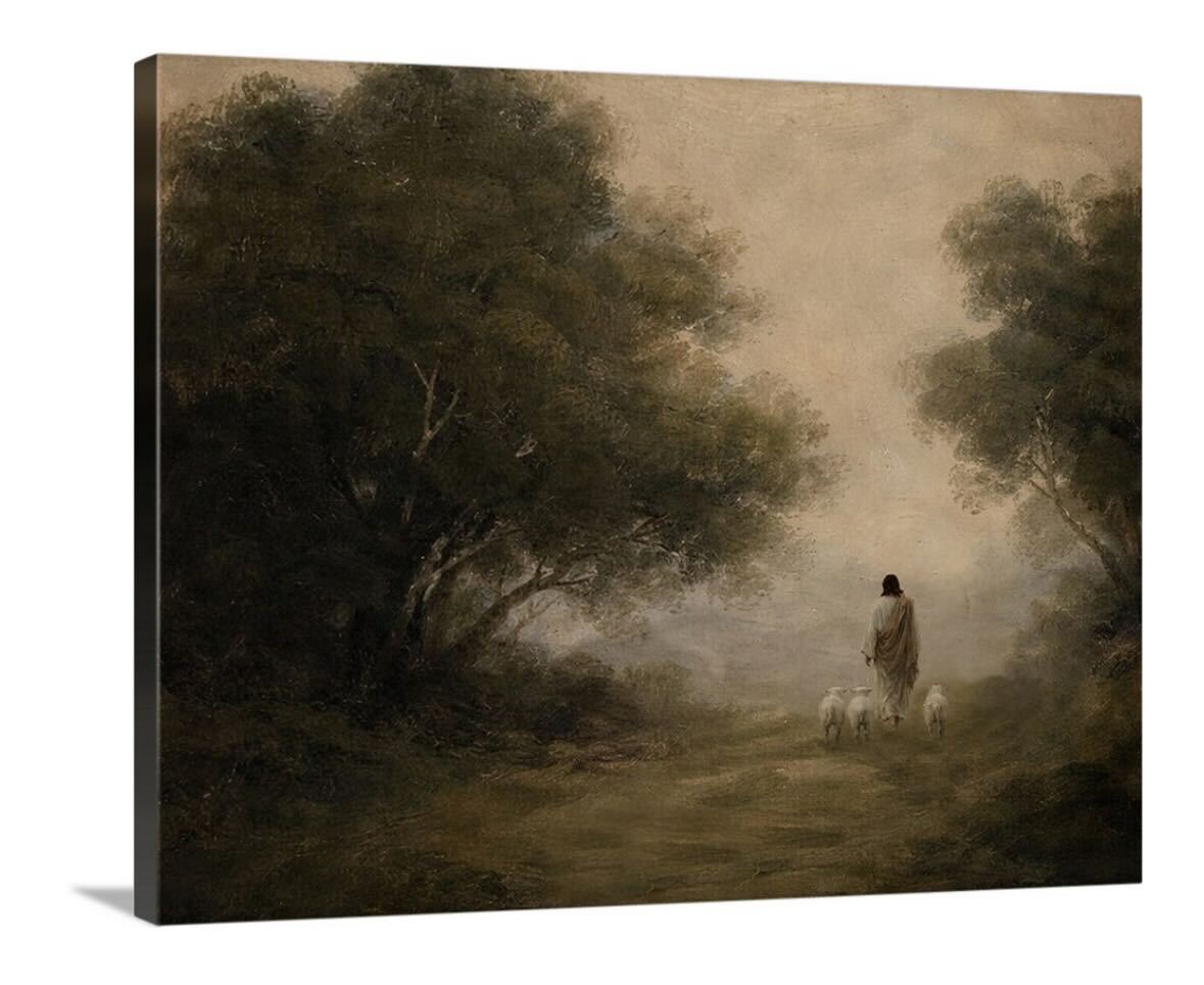 Through the Valley - Horizontal Canvas