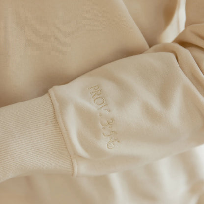 "Trust" Oversized Crew-Neck Sweatshirt