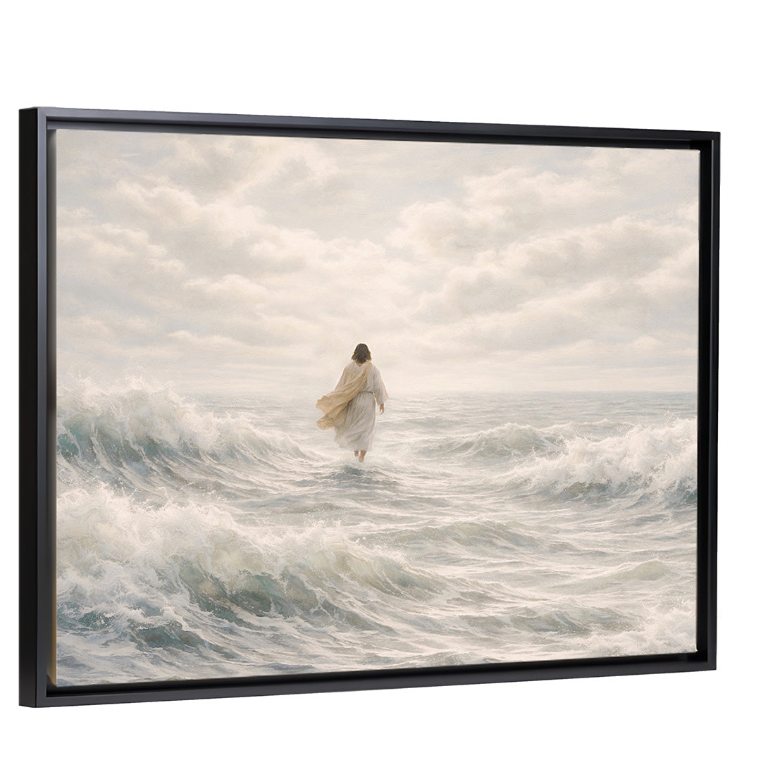 Unshaken - Black Framed Horizontal Canvas