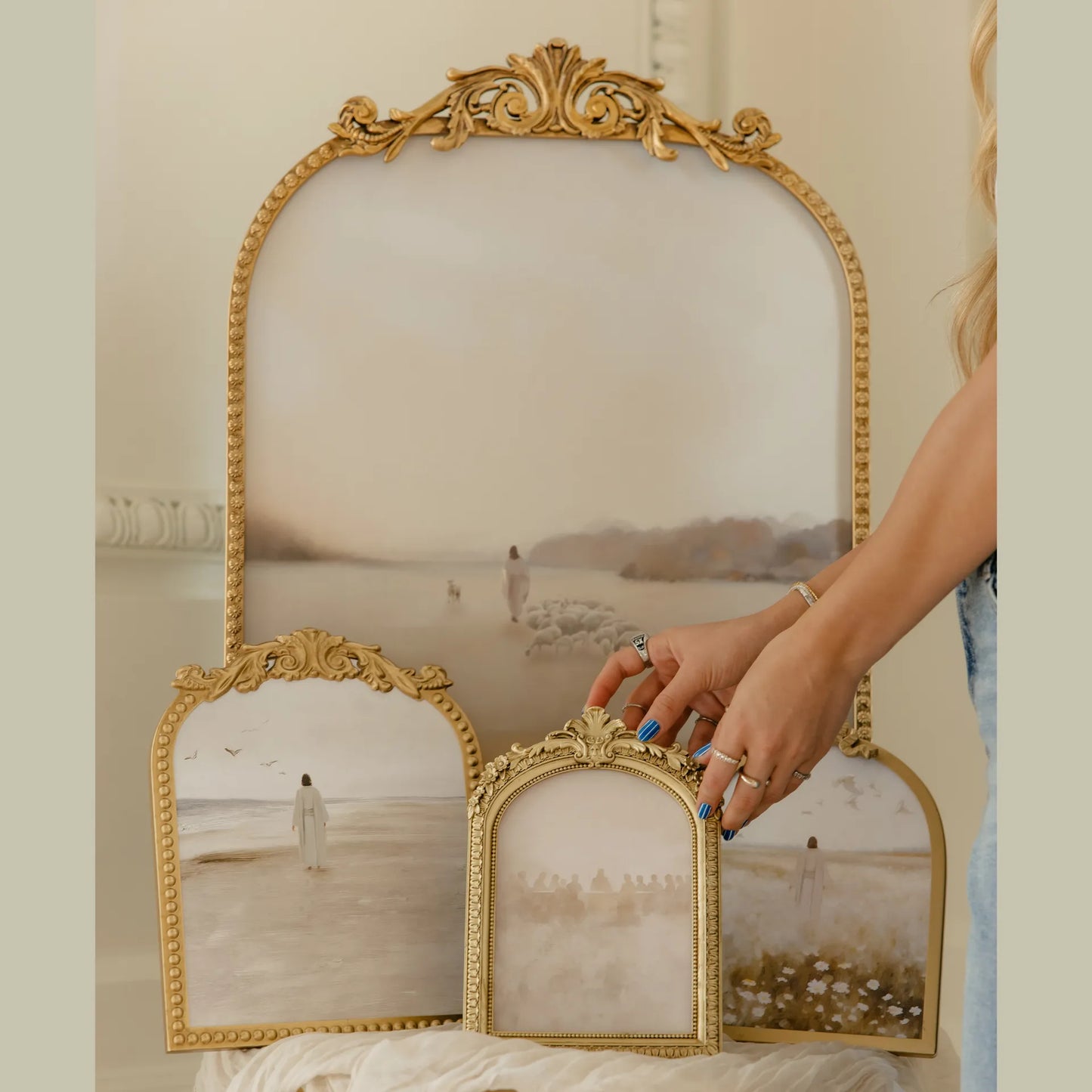 Large Vintage Gold Frame - 20x27