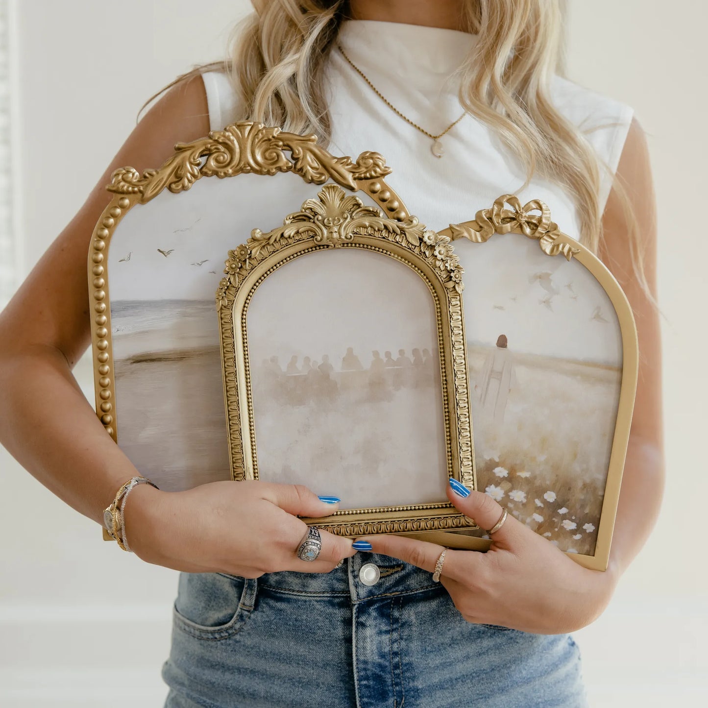 Ornate Vintage Gold Frame - 6x7.5