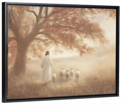 He Knows His Sheep - Canvas