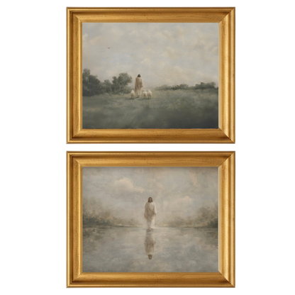 Set of 2 Framed Prints | Under His Watch & Reflected Glory
