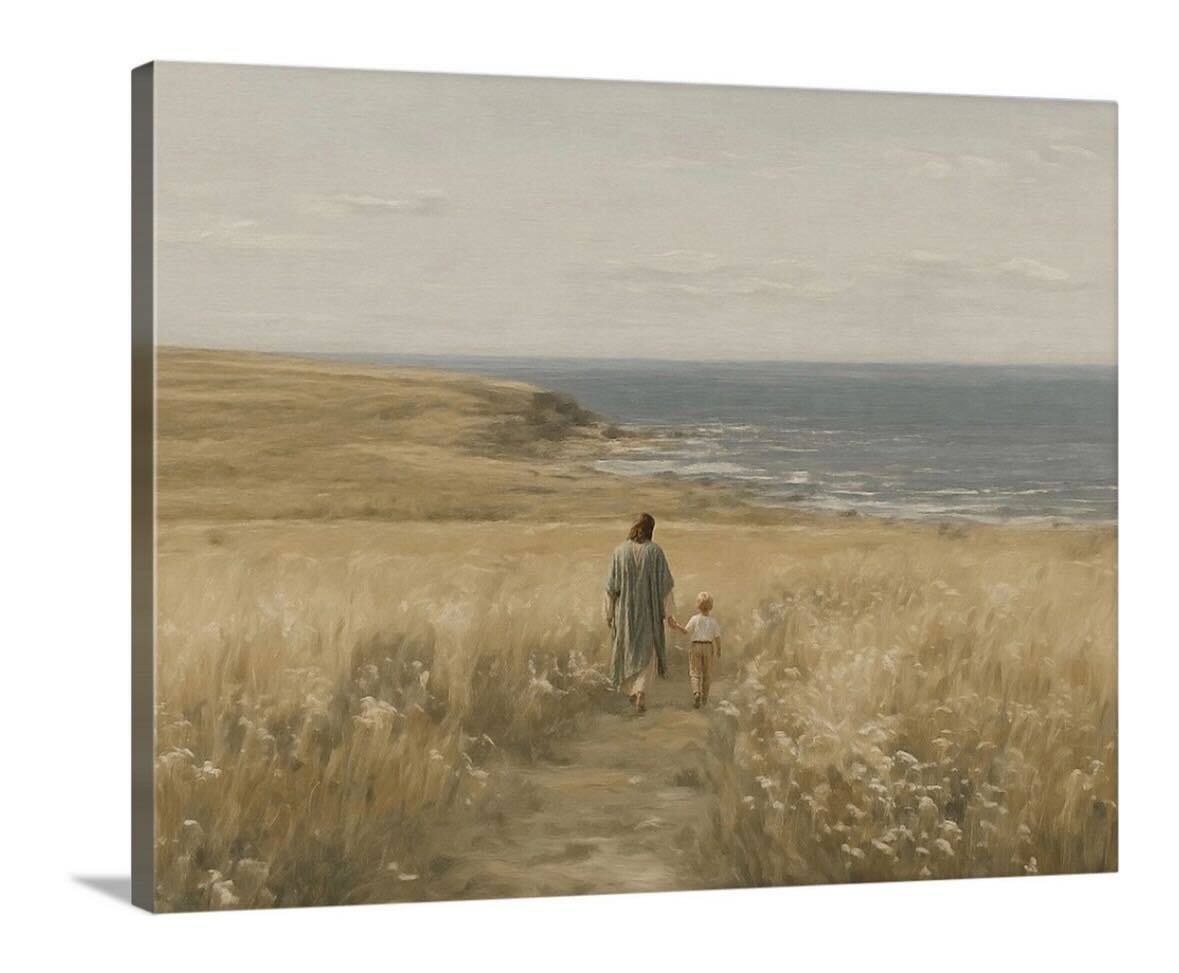 With Me Always - Blonde Boy - Canvas