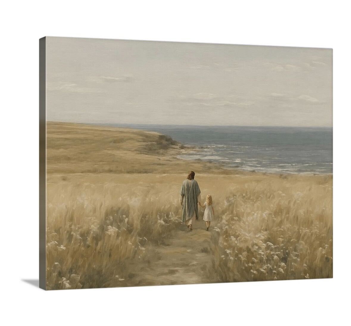 With Me Always - Blonde Girl - Canvas