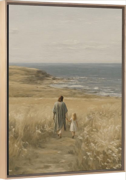 With Me Always - Blonde Girl - Canvas