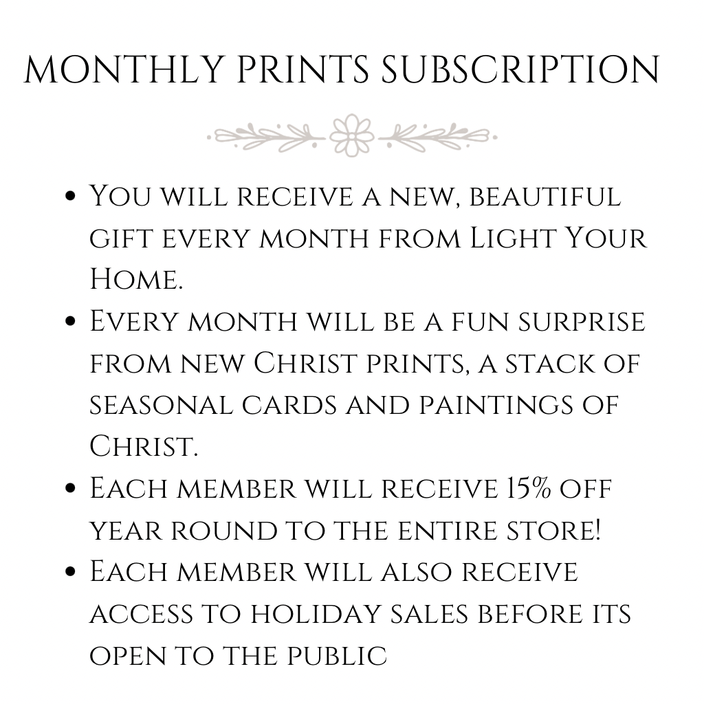 Subscription - Monthly Prints